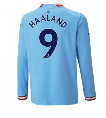 Manchester City Erling Haaland #9 Hjemmedrakt 2022-23 Langermet